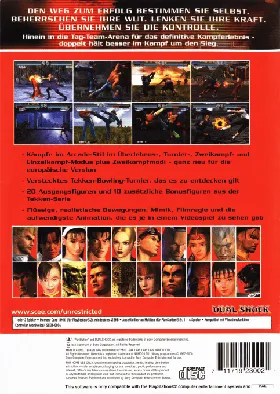 Tekken Tag Tournament box cover back